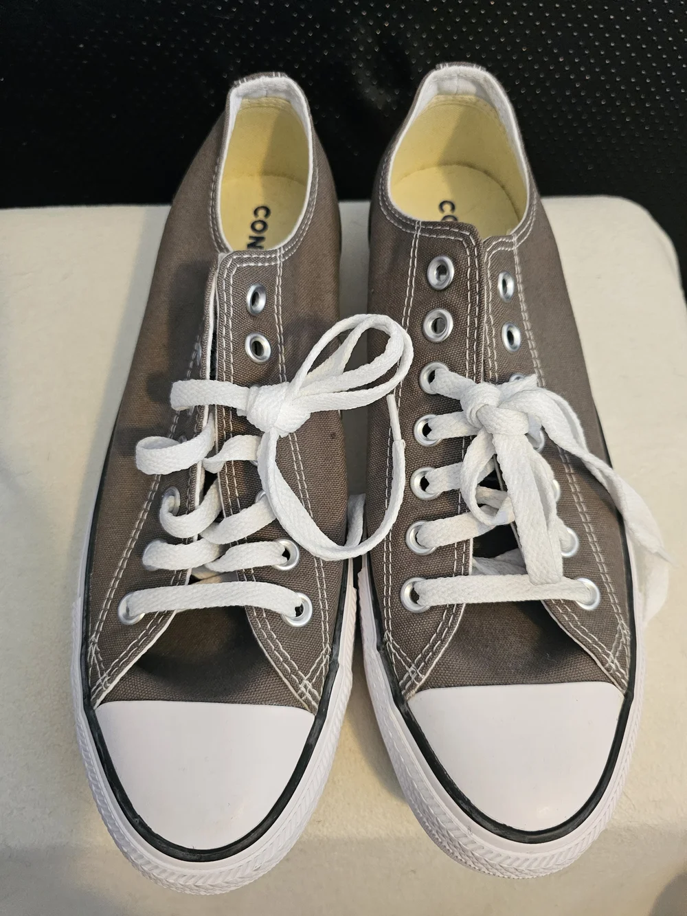 NEW! CONVERSE Chuck Taylor All Star Low-Top Charcoal Sneakers Sz Mens 9/ Wo's 11 - Picture 7 of 12